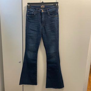Mother Weekender Fray Flare Jeans